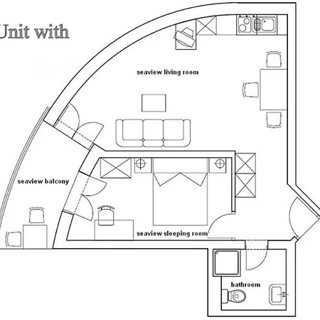 Comfy With Its Own Balcony Apartment
